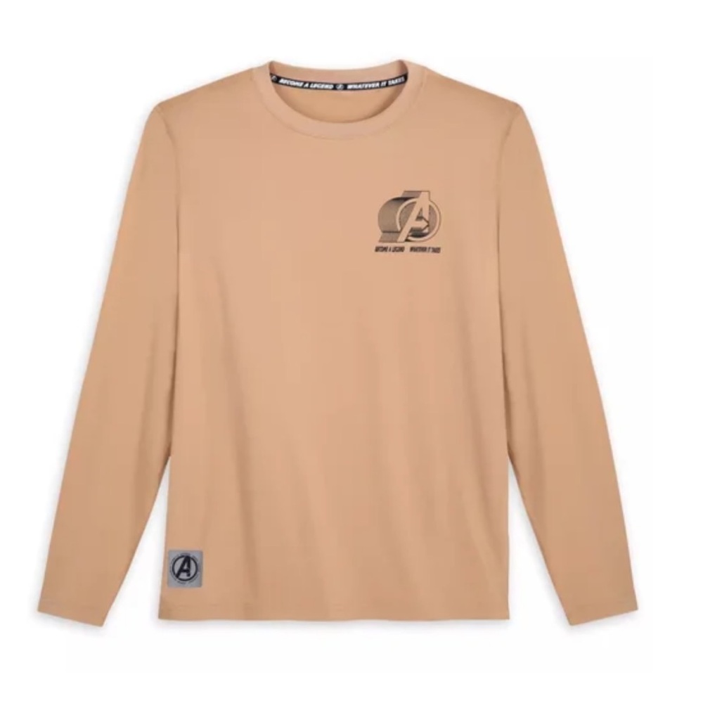 Disney Marvel Men’s Fitness Avengers Long Sleeve